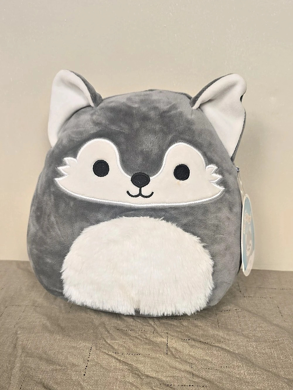 Squishmallows Willy the Wolf Gray & White Plush